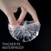 WOSHOP 200 Pack Shower, Bathing,Ear Covers Clear Disposable Ear Protectors