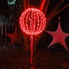 LED Light Ball Indoor-Outdoor Christmas Lighted Sphere Balls Party Decorations,