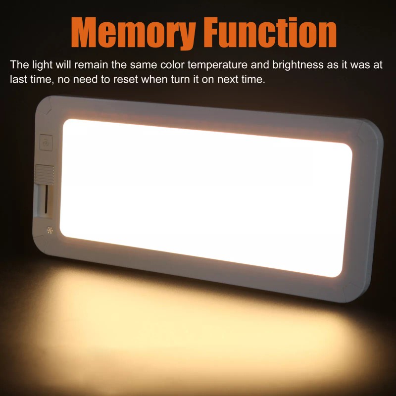 Facon Dimmable 12-30V LED RV Camper Interior Lamp Ceiling Dome