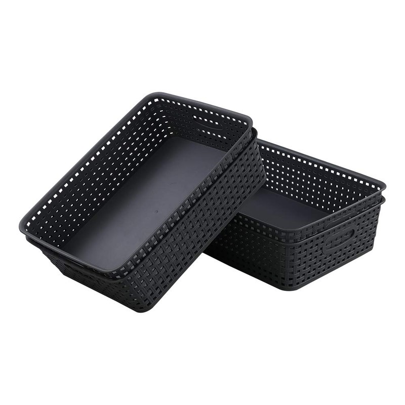 CadineUS Cestas De Plastico, Cestas De Almacenamiento De PláStico, TamañO