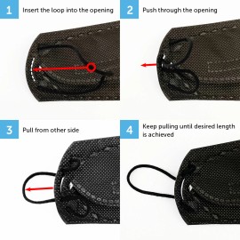 MHCARE 2-10 Individual Pack KF94 BLACK Face Mask Safety Protective Adult Made In Korea - 2 PCS MASK