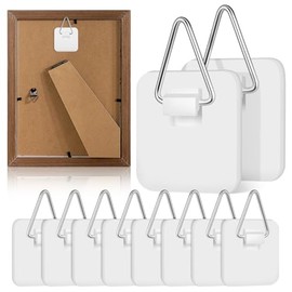 POPETPOP Colgadores De Cuadros Adhesivos: 10 Piezas De Gancho Para Placa De Pared Colgador De Fotos De Pared Soporte De Placa Vertical Decorativo Soporte De Fotos Para Marcos De Pintura De
