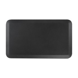 Staples Union & Scale Flexfit Anti-Fatigue Mat, 31.5-inch x 19.5-inch, Black, 2/Pack (UN61078VS)