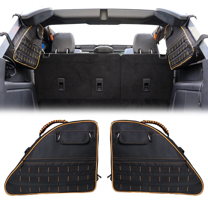 BESTAOO Roll Bar Storage Bag Cargo Cage for Ford Bronco