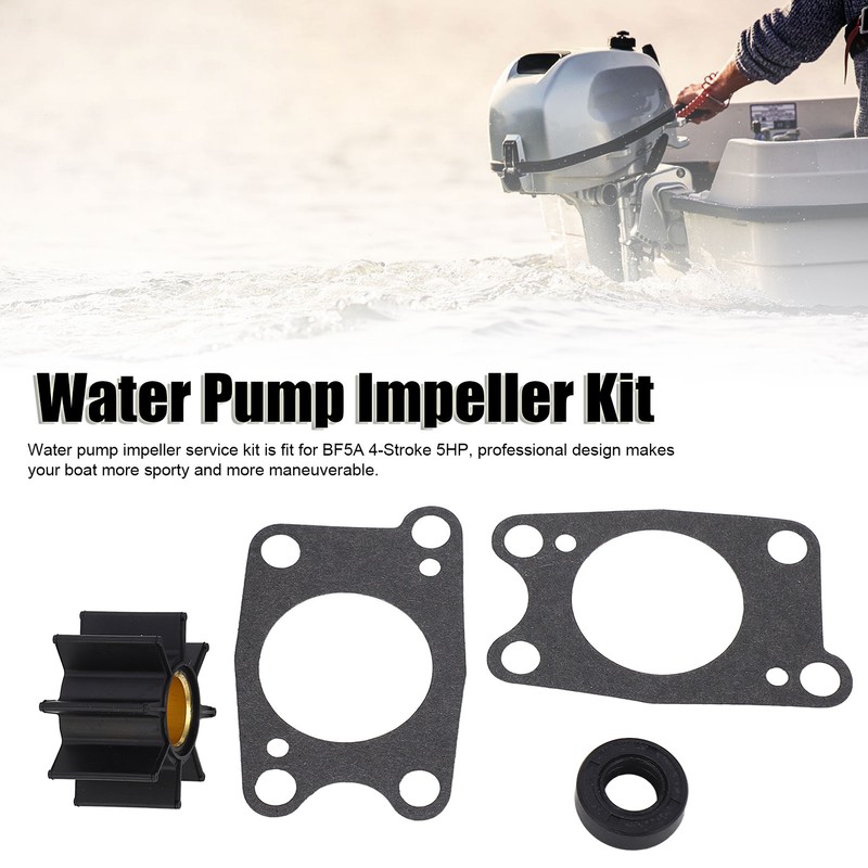 4PCS Outboard Water Pump Impeller Repair Kit 06192 ZV1 C00
