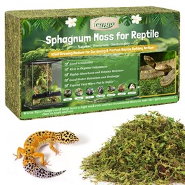 Legigo 1.3LB Sphagnum Moss for Reptile- 24 QT Natural Reptile Moss Terrarium Moss Substrate, Snake Tank Moss Peat Moss Reptile Bedding for Snake, Gecko, Ball Python, Frog and Orchids Plants