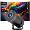 Projector, Small Home Projector, (Equipped with the Latest Android TV
