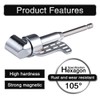 HOHXEN 105° Angle Wrench, 105 Degree Right Angle Drill Adapter