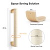 FUKUMARU Cat Wall Scratcher, 28" Wall Mounted Kitten Scratching Post,