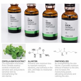 Serum Derma Coreano Cica Y Ceramida_ Reparador De Piel (2pz) Todo Tipo De Piel Danoche                                                                