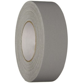 Polyken 510 Gray (Silver) Gaffers Tape 1.89" x 55 Yards, Professional Grade, UV Fluorescent, No Residue, Non-Reflective (Gaff Tape), 1 Roll