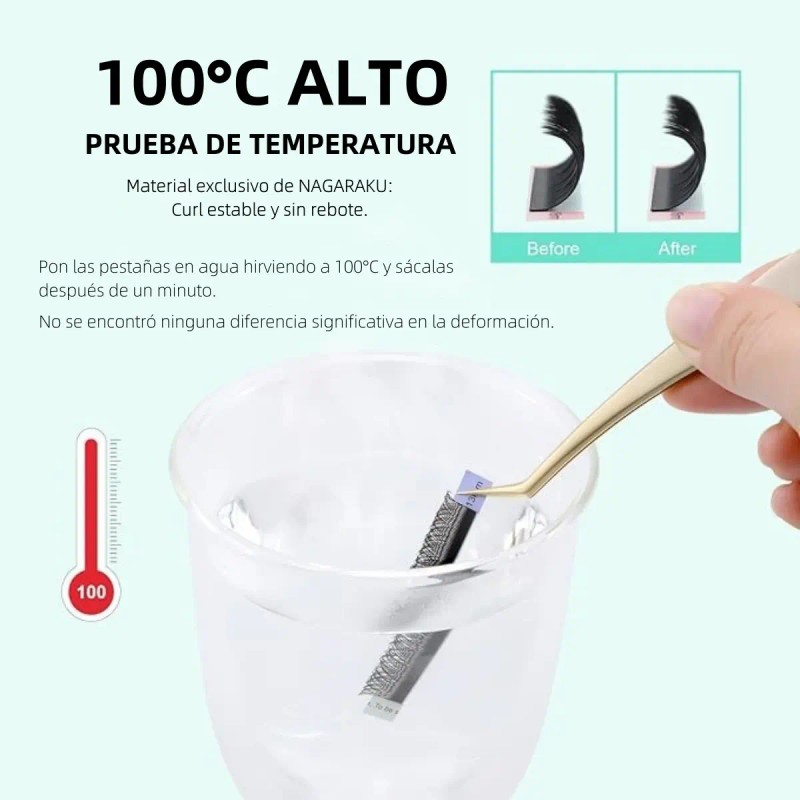 Paquete De Extensiones De Pestañas Nagaraku Con Diseño En Y.