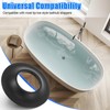 Dreyoo 2 Pack Tub Stopper Gasket for Tub Drain Assemblies,