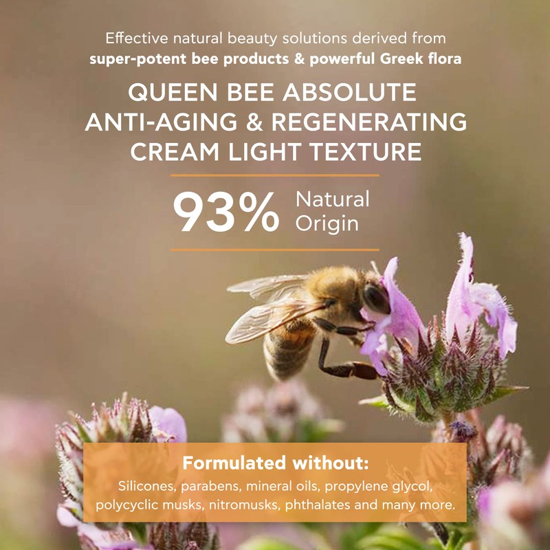 APIVITA Queen Bee Absolute Anti-Aging & Regenerating Cream Light Texture,
