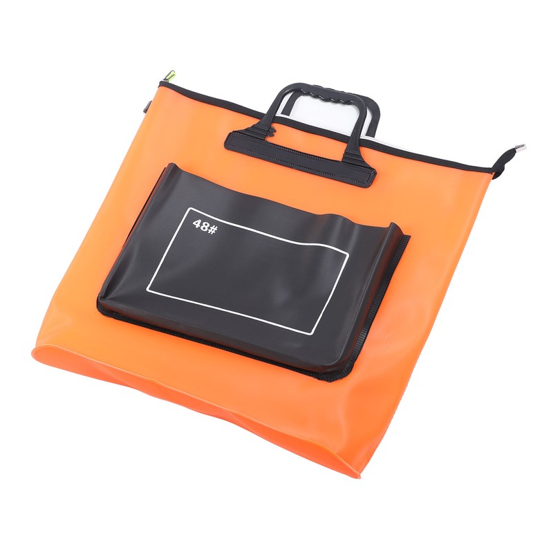 Folding Fish Bucket 48L EVA Thicken Waterproof Anti Leakage Zippered