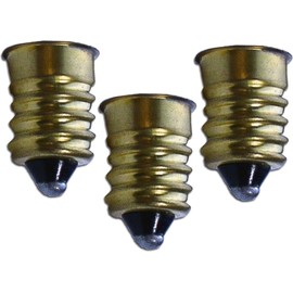 Satco 92-401 French To Candelabra E14 - E12 Reducer Socket (Pack of 3), E12 Candelabra Base, E14 Socket, 0.2" Extension