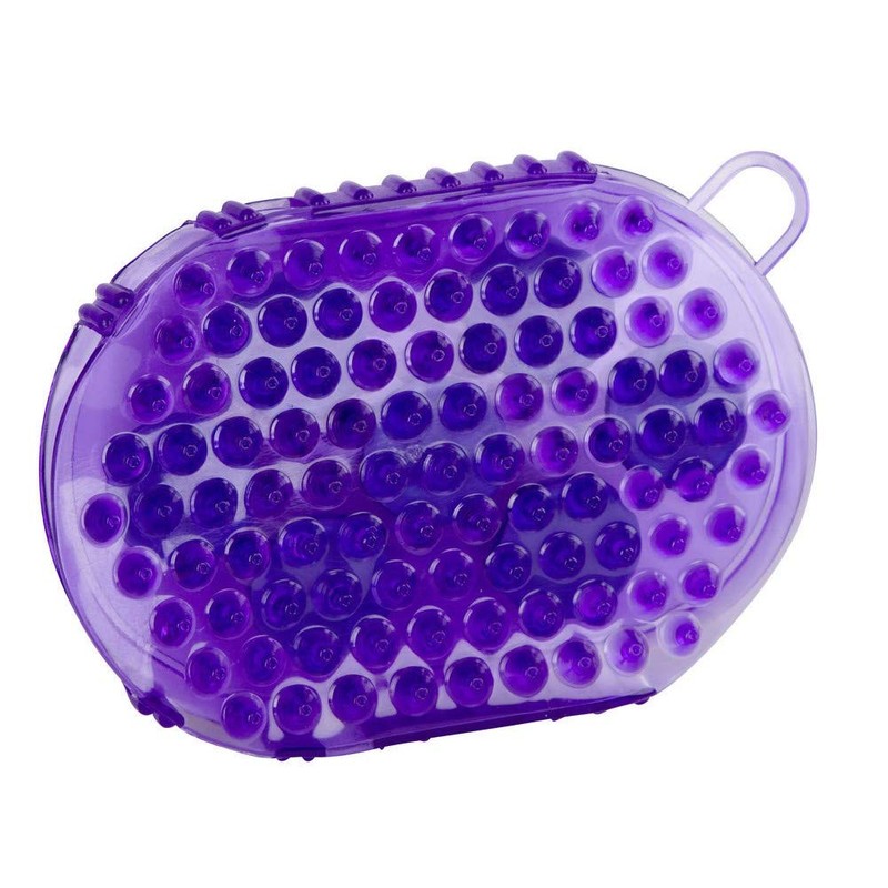 Magnet-Massage-Striegel, lila
