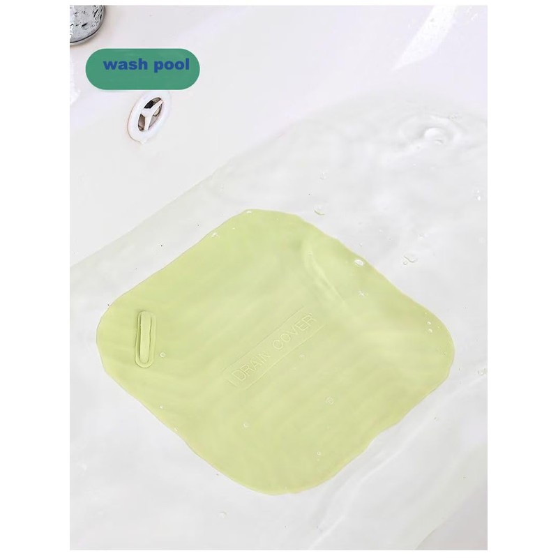 Silicone Bathtub and Sink Stopper - Bathroom Drain Plug for