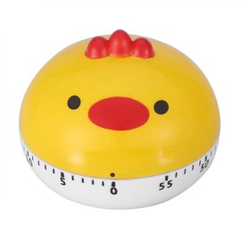 TOPINCN Temporizador Cocina Pequeña Alarma Electrónica Digital Fuerte Cocción mecánico Contadores Forma Animal Manual (Amarillo (Yellow Chicken))