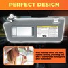 Aspaton Dark Gray Sun Visor Left Driver Side W/Light &