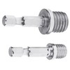 2pcs Silver Outer Conversion Rod M10+M14 Woodworking Hex Socket Adapter