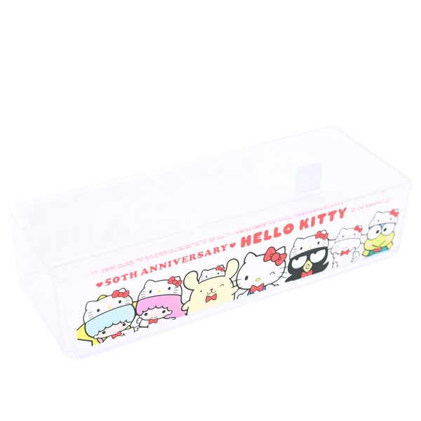 Kitty 50th Anniversary Acrylic Organizer Case - Stackable Acrylic Drawer