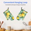 Lemon Oven Mitt 2-Pack Set, Heat Resistant，7"x13"