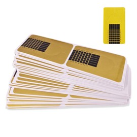 Mirhua Push Nails Easy to Use Trial Nail Foam 200 Pieces Nail Art Tool Crystal Length