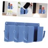 DOITOOL 3pcs Wall Mount Remote Storage Box Phone Holder for