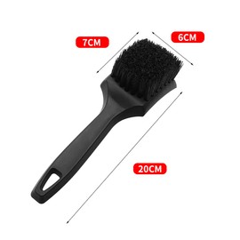 Cluoling Car Wash Brush, Wheel Cleaning Brush, Wheel Brush, Easy Cleaning, Car Wash Supplies, Black, Tire Cleaning, Wheels, Car Wash Tools, Scratch-free, Cleans Crevices, Multi-purpose, Tire Brush