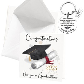 Graduation Card Class of 2025 Congratulations On Your Graduation Gifts Card Keyring Send Best Wishes Gifts for graduates