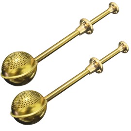 JETKONG Baker's Dusting Wand for Sugar, Flour and Spices, Stainless Steel Powdered Sugar Shaker Duster Sifter, Set of 2 (Gold)