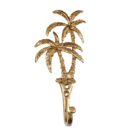 Fyne-Finds Gold Metal Wall Hook Clothes Keys Hats Robs Towels Hanging Knob Nautical Vintage Home Decorative