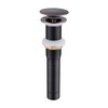 Zexzen Oil Rubbed Bronze Bathroom Sink Drain Kit Without Overflow,