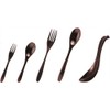 Asin Seto True Triple Coffee Spoon Hand Coloring 溜 13.5