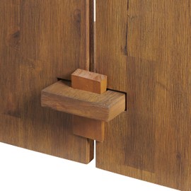 Bethel Acacia Wood Console Table, 52 in. W Entryway Table with Dual Shelf Storage, Rustic Natural Finish, Ideal for Mudroom, Hallway, Living Room - Dimensions 52 in. W x 18 in. D x 30 in. H