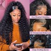BWDWST 32 Inch Deep Wave Lace Front Wigs Human Hair