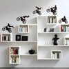 Quanyuchang Dirt Bike Decals Motorcycle Wall Stickers, Motocross Sports Murals