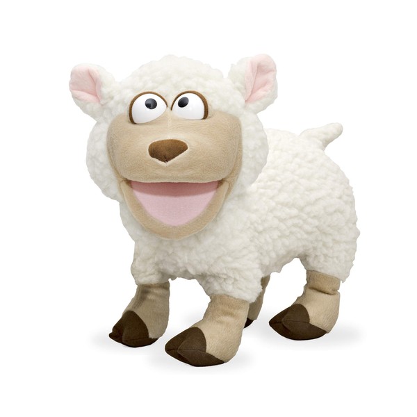 14" Silly Lamb, Sheep, Animal Hand Puppet