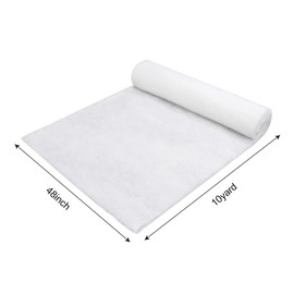 Dlouzisax Quilt Batting by The Roll 48 Inch Polyester Quilt Batting, Soft Batting for Quilts Fiberfill Stuffing Fabric for Cushion Interior Decoration Crafts