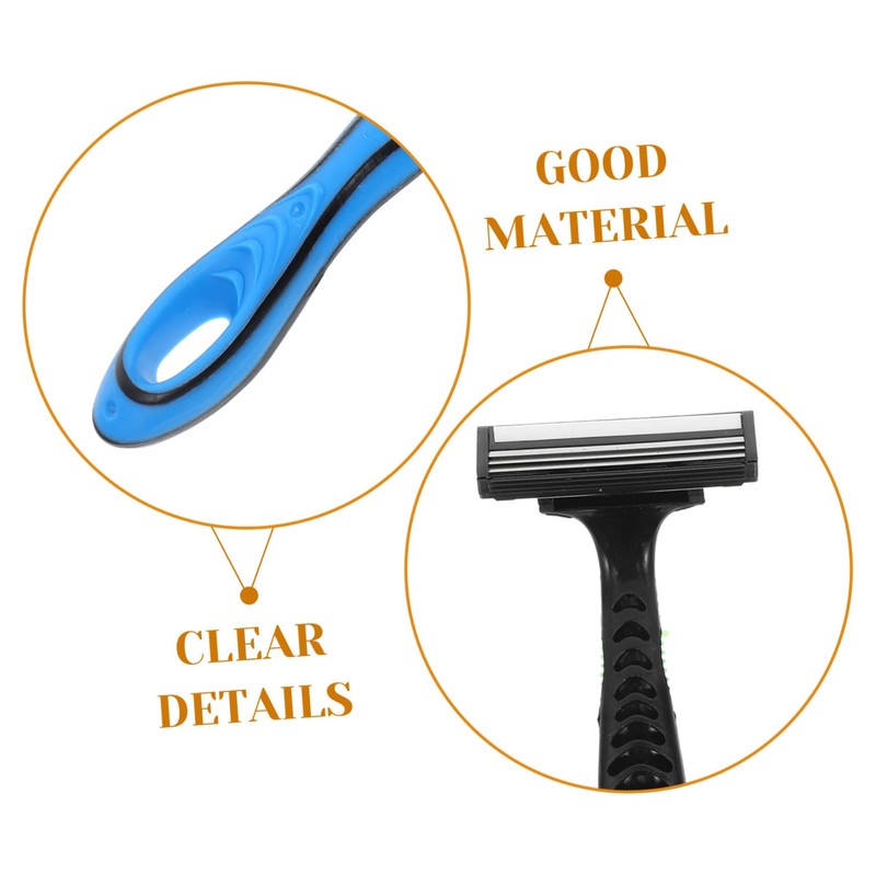 SAFIGLE 4pcs Men's Grooming Razor Portable Shaving Device for for