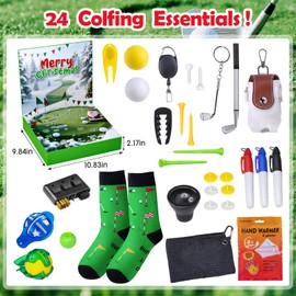 Advent Calendar 2025 Golf Set for Adult Women and Men Golf Accessories and Decorations Christmas Countdown Gifts