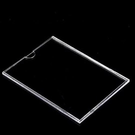 Transparent Acrylic Poster Display, A6 Acrylic Sign Menu Holder Wall Mounted for Hotel Office School Hospital Conference