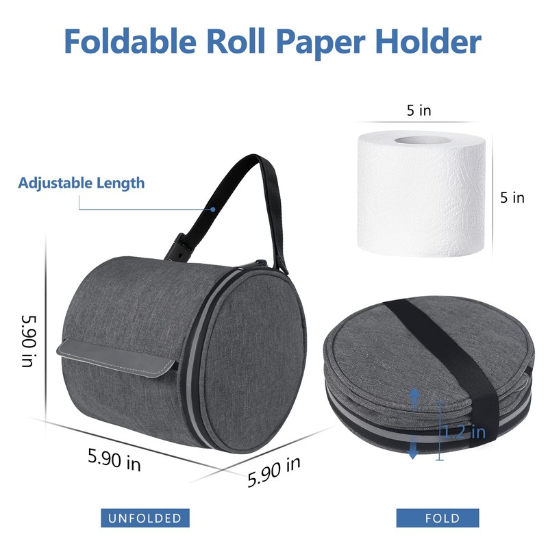 Hanging Toilet Paper Holder Cat Proof Roll Tissue Storage Waterproof