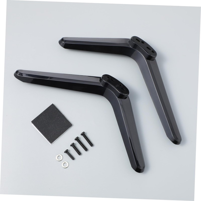 ULTECHNOVO 2Pcs Tv Mount Stand Brackets for Tvs Plastic Tabletop