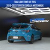 Tail Light Tint Compatible with 2019-2022 Toyota Corolla Hatchback