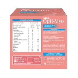 Opti-Myo/ G Balance Nestlé Caja con 60 Sobres
