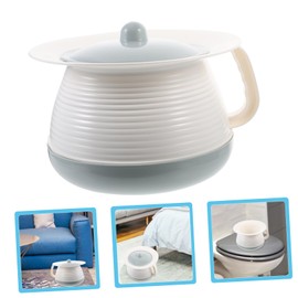 PACKOVE 1pc Portable Urinal Pan for Adults Lightweight Bedpan with Unique Design Convenient Spittoon for Home and Travel Compact Chamber Pot for Night Use and