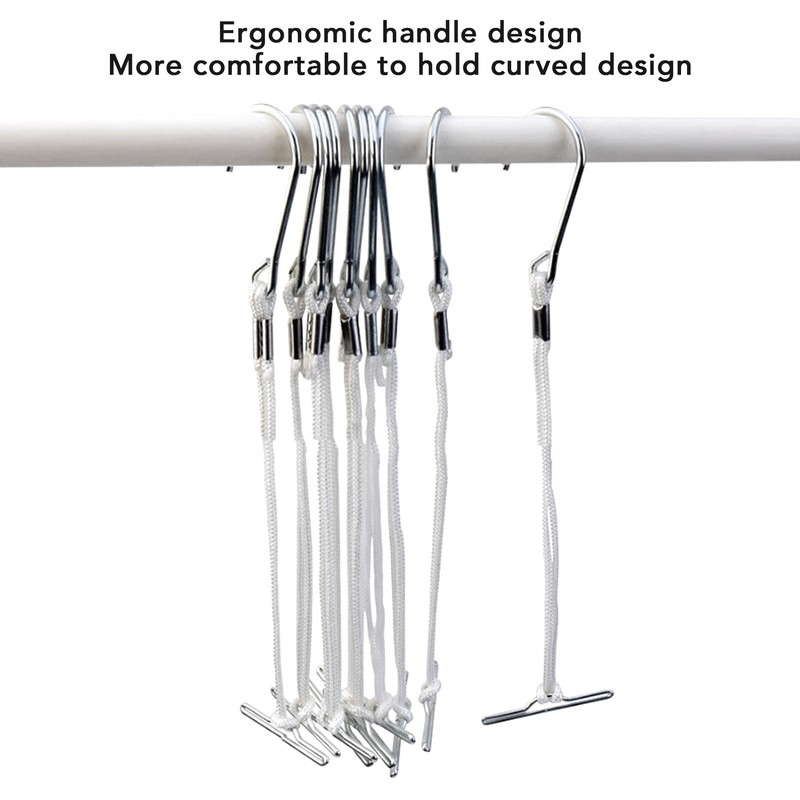 20Pcs Pattern Hooks Hanging Sewing Making Metal Hanger with Rope