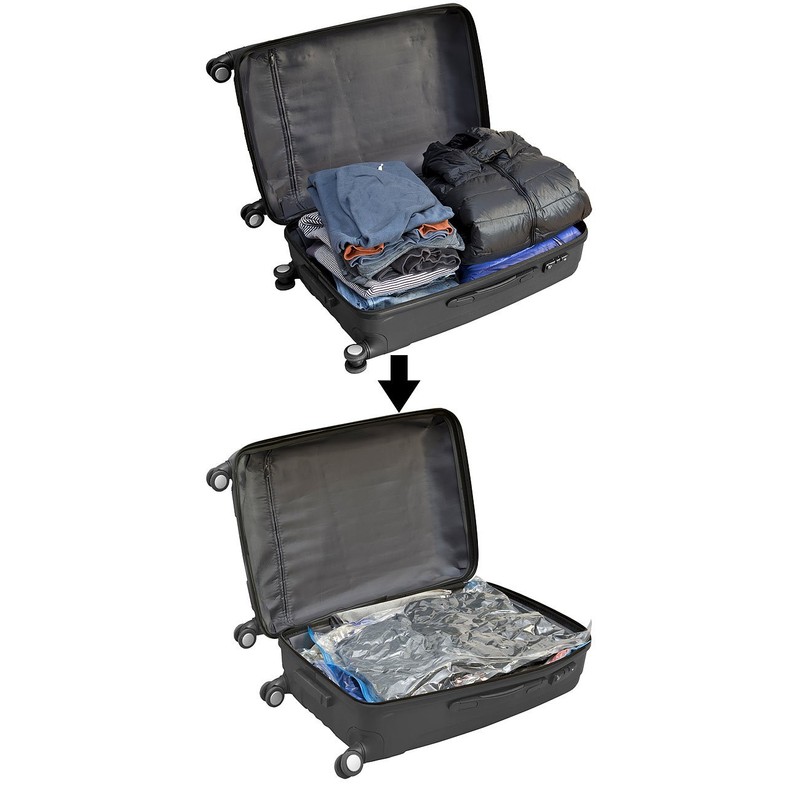 Set of 2 Pearl Roll-Up Vacuum Storage Bags 40 x